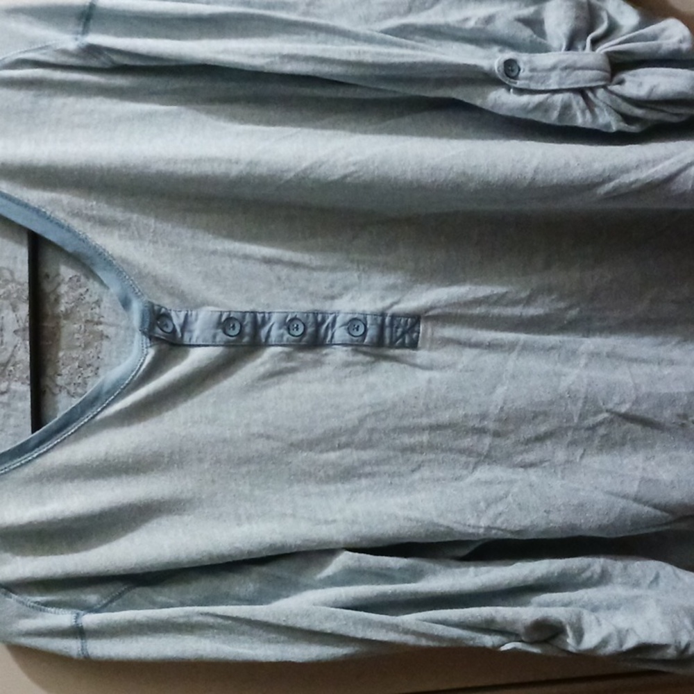 Express long sleeve t-shirt. Large. Blue.